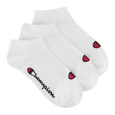 Unisex volwassenen logo sokken (pak van 3) (wit)