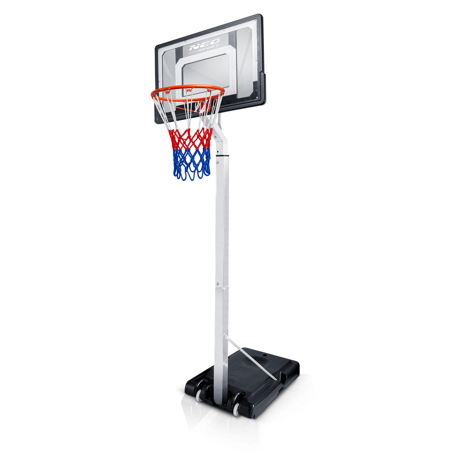 Kosz do koszykówki Neo-sport NS-281 regulowany 150-260 cm wolnostojący mobilny 2/7