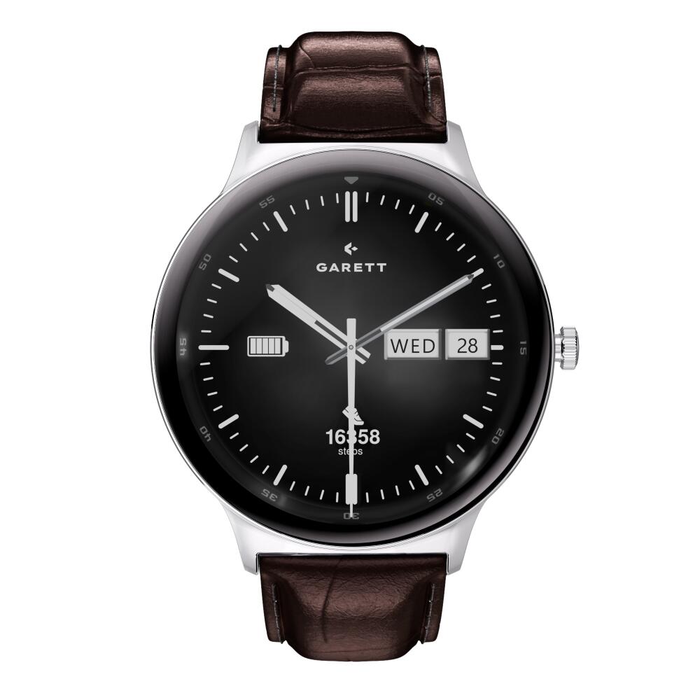 Smartwatch Garett Quantum srebrny stalowy 6/7
