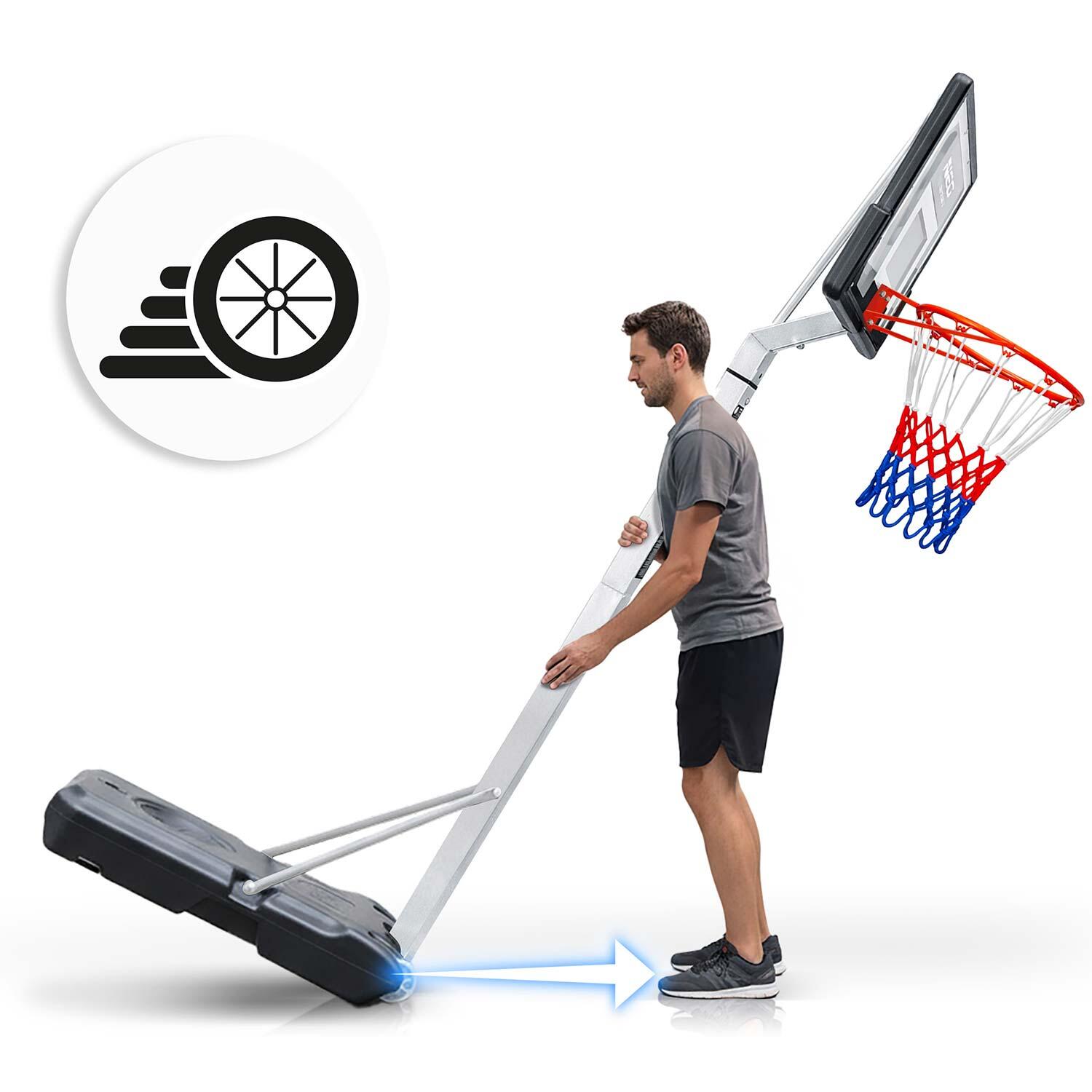 Kosz do koszykówki Neo-sport NS-281 regulowany 150-260 cm wolnostojący mobilny 4/7