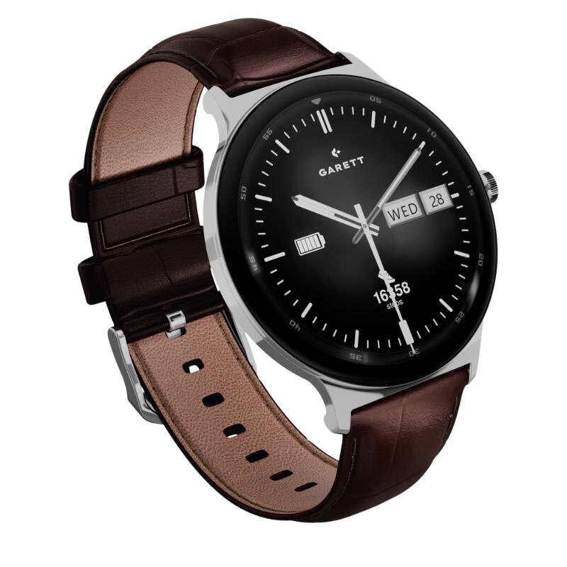 Smartwatch Garett Quantum srebrny stalowy 5/7