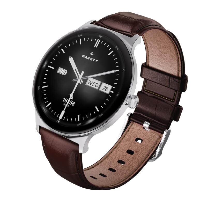 Smartwatch Garett Quantum srebrny stalowy 4/7