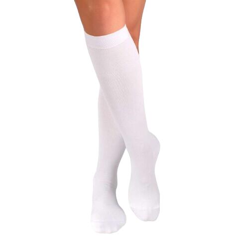 Chaussettes en Bambou longues 3/4 Blanches 3/3