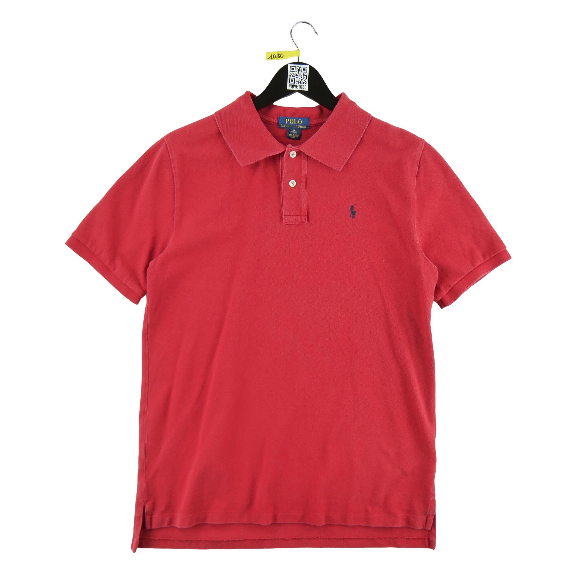 Maglietta polo a maniche corte uomo rosso 2/7