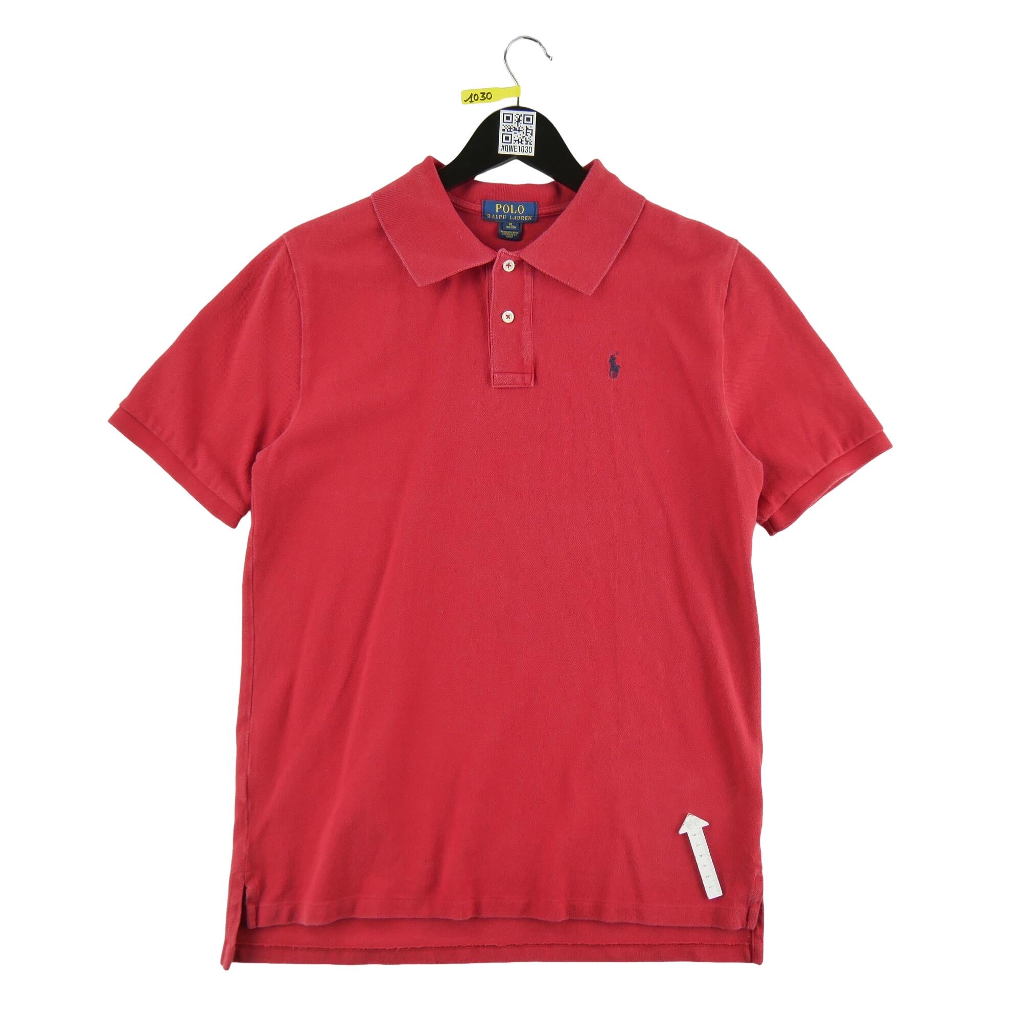Maglietta polo a maniche corte uomo rosso 4/7