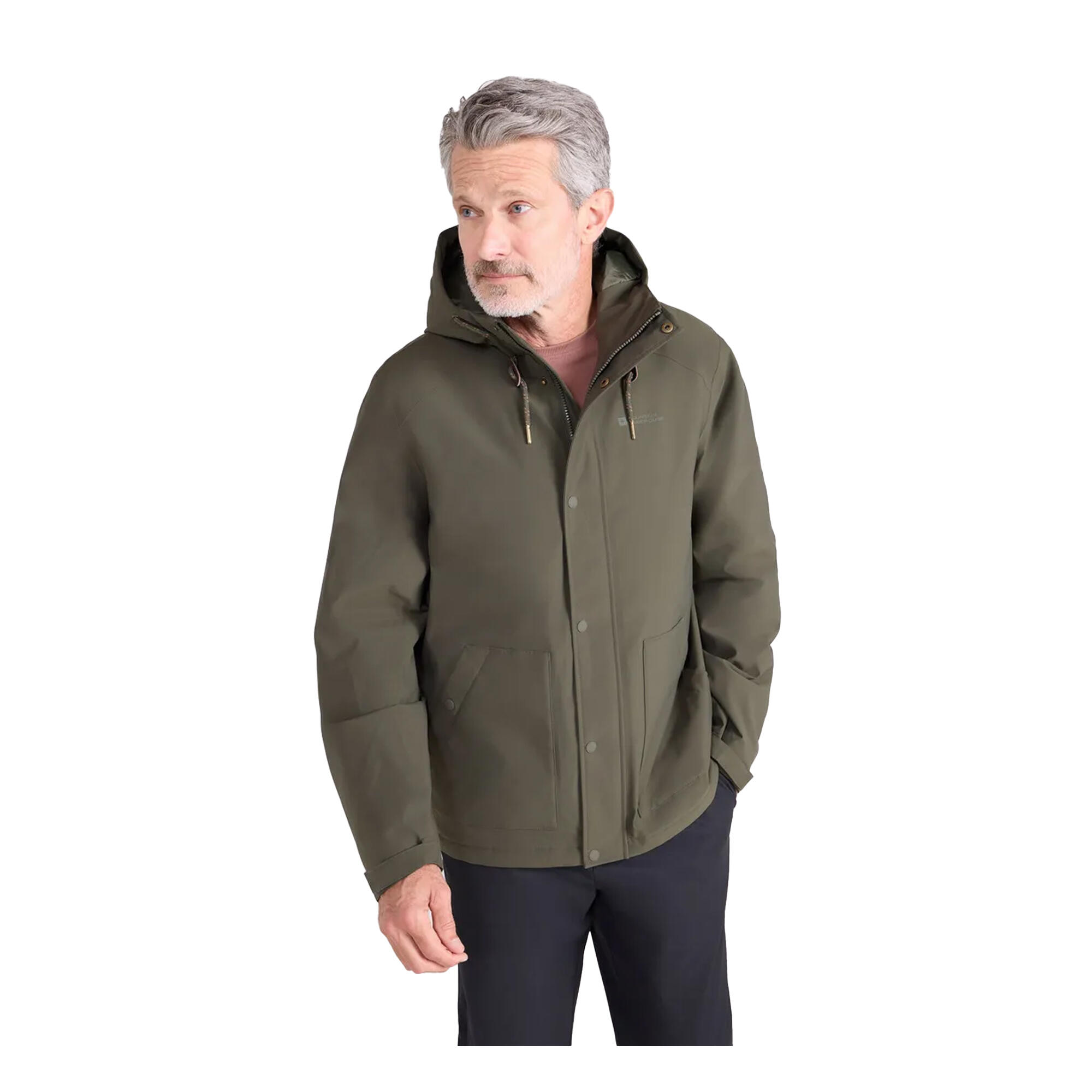 Veste Imperméable OAK Homme (Vert Kaki) 4/4
