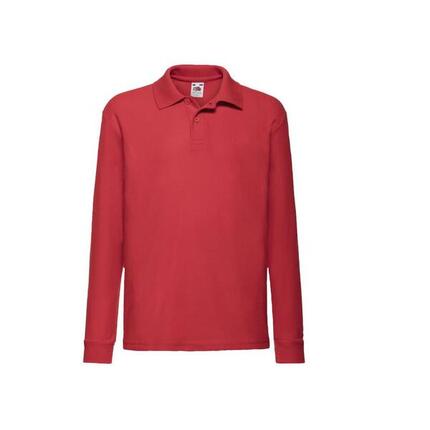 Polo manches longues enfant Fruit of the Loom 65/35