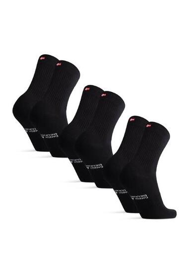 Tennis Crew Socken aus Baumwolle gepolstert 3 Paar