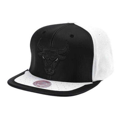 Cappellino Con Visiera Chicago Bulls Uomo NBA Bianco Nero