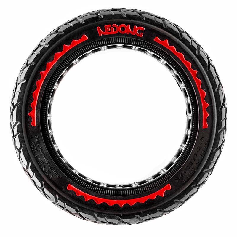 Rueda maciza ultraligera offroad 10x2,125-6,5/B44 - roja [Nedong] 3/5
