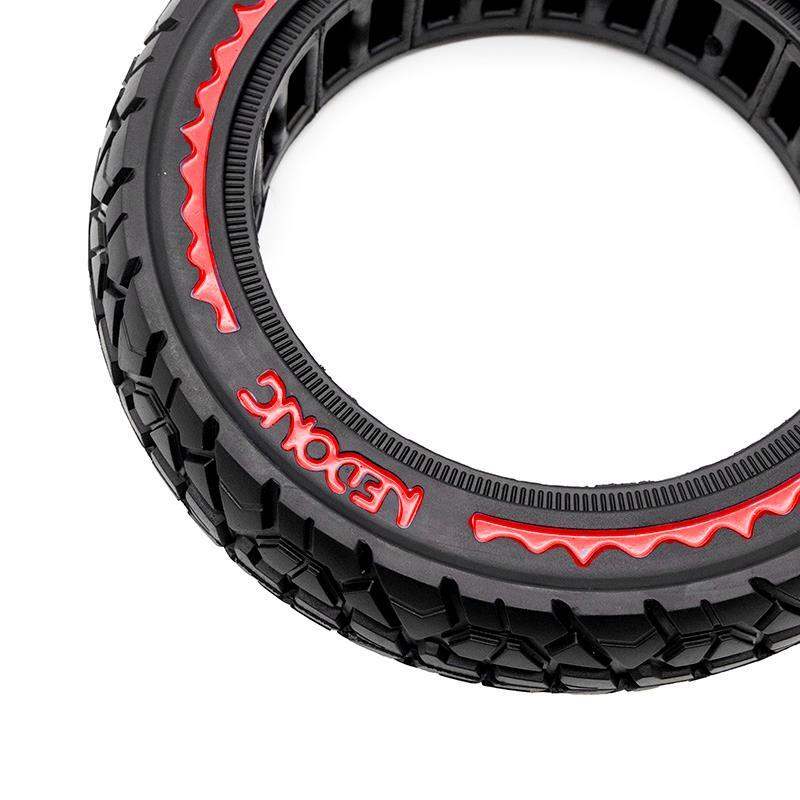 Rueda maciza ultraligera offroad 10x2,125-6,5/B44 - roja [Nedong] 5/5