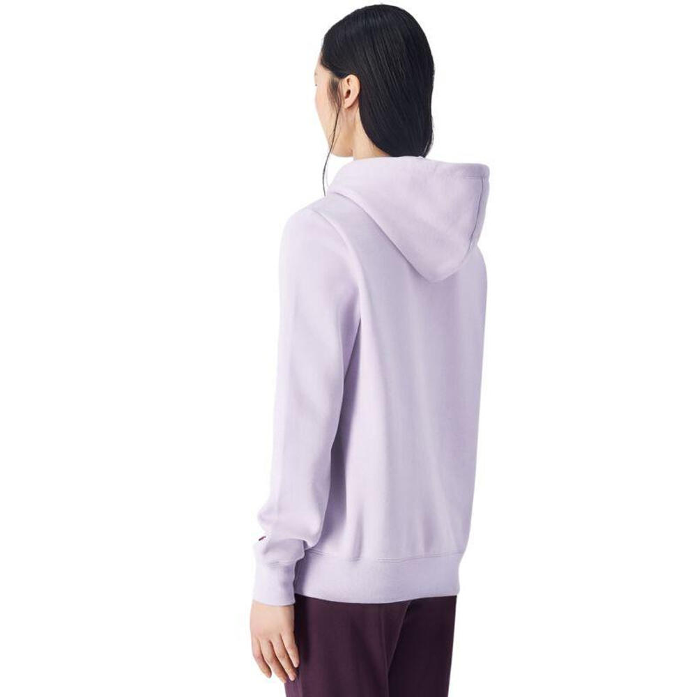 Felpa Con Cappuccio Logo Sul Petto Donna Champion Violetto 3/4