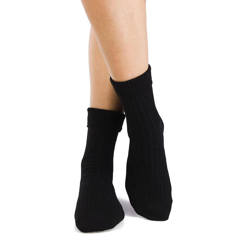 Sosete Merino Warm & fular Negru