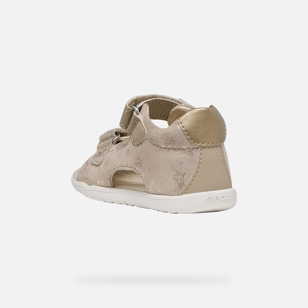 Sandales Bébé Fille B SANDAL MACCHIA GIR Beige/Platine 5/7
