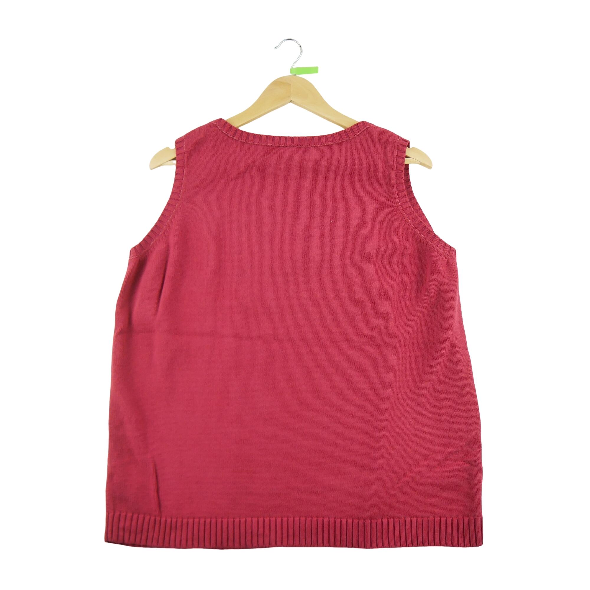 Segunda Vida - Suéter Rojo para Mujer - Muy Bueno 2/5