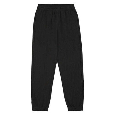 Dames elastische manchet joggingbroek (zwart)