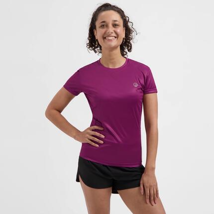 Technisches Kurzarm-Sport-T-Shirt Damen - Core