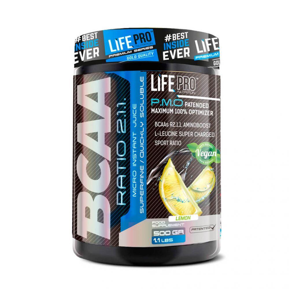 BCAA 2:1:1 od Life Pro Nutrition podporuje udržení a nárůst svalové hmoty a záro