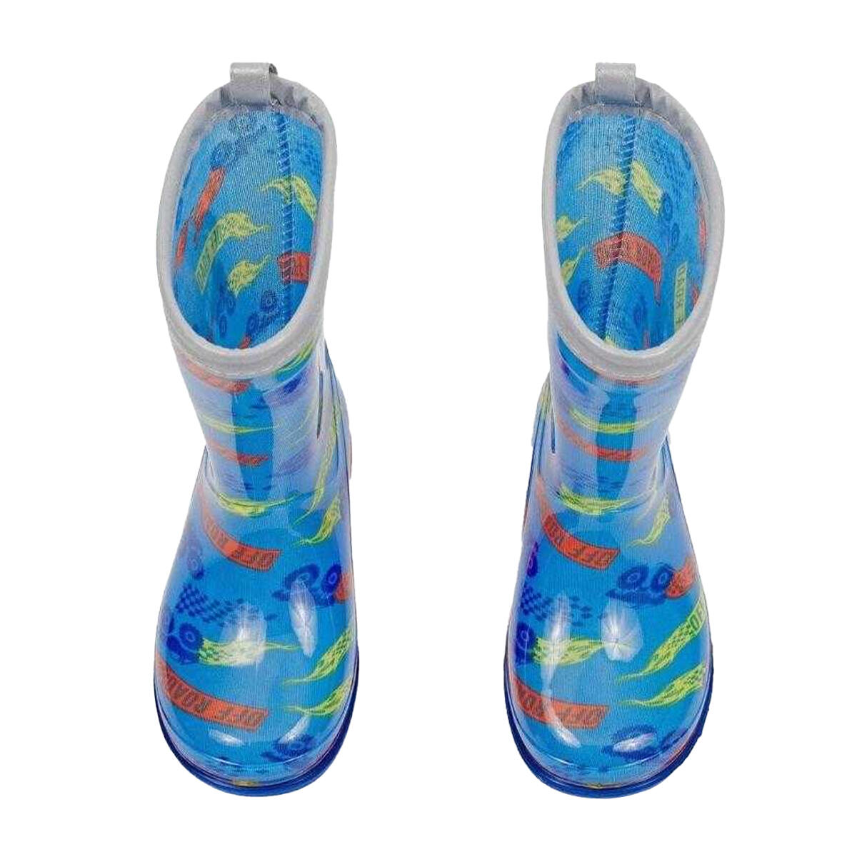 Bottes De Pluie Motif/style Camion PERLETTI Enfant (Bleu / Multicolore) 3/4