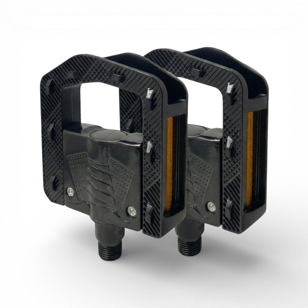 Paire De Pédales VTT Lampa Bicolores – Résine Et PVC Antidérapantes – Universelles