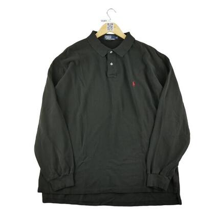 Reconditionné - Polo manches longues Homme Noir - Excellent