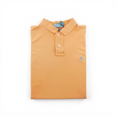 Tweedehands - heren poloshirt korte mouw oranje - goede staat