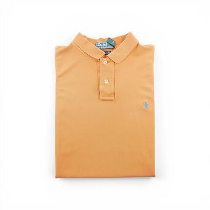 Second life - Herren Poloshirt Kurzarm Orange - In gutem Zustand