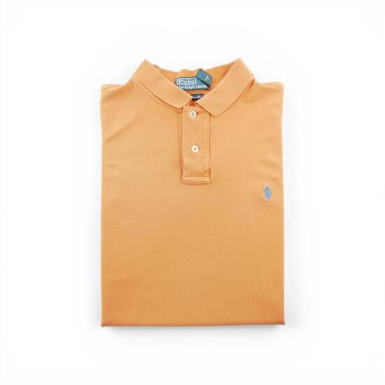 Second life - Herren Poloshirt Kurzarm Orange - In gutem Zustand