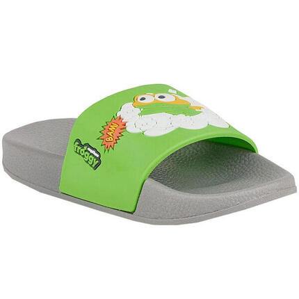 Chanclas Ruki para Niños/Niñas Verde, Gris