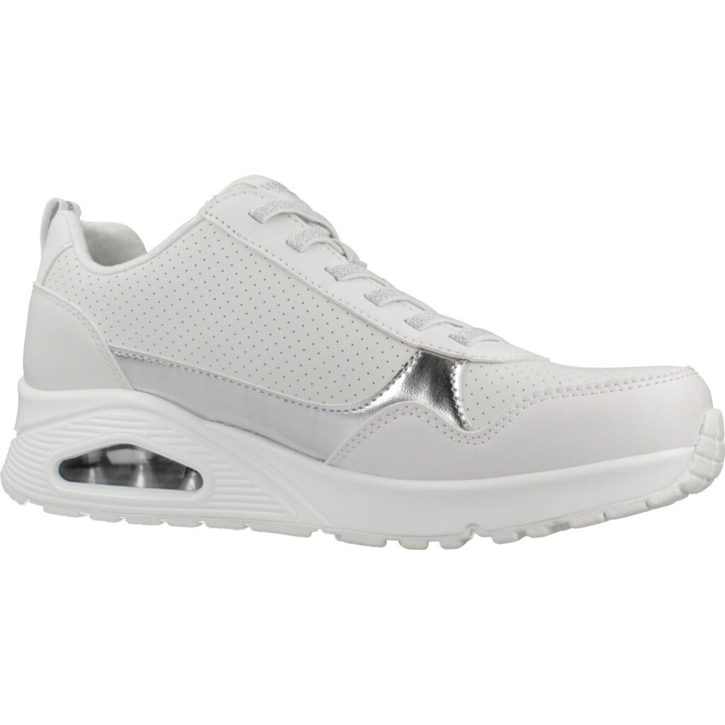 Buty SKECHERS UNO METALLIC SLIDERS Biały 5/5