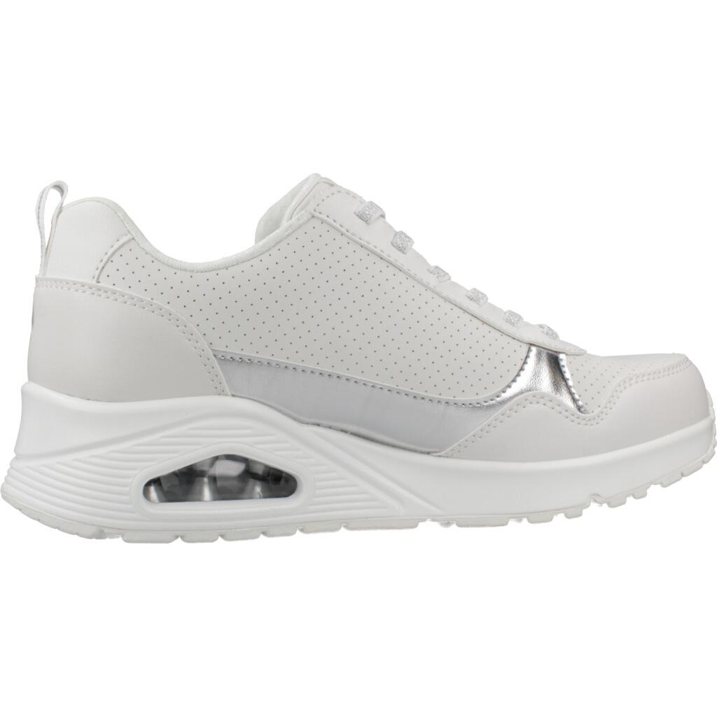 Buty SKECHERS UNO METALLIC SLIDERS Biały 4/5