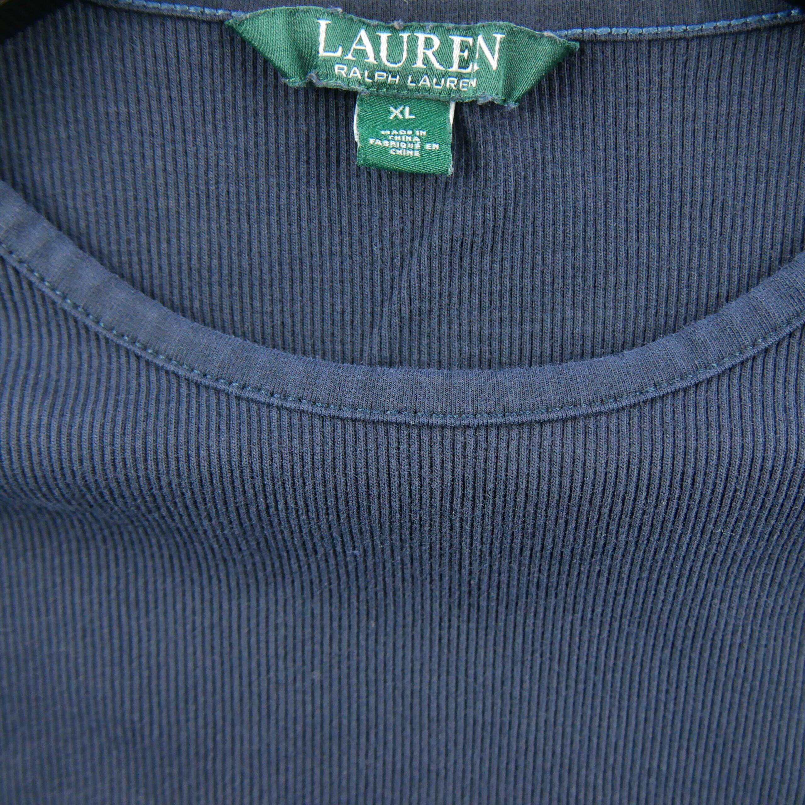 Langarm Damen T-Shirt Dunkelblau 5/5