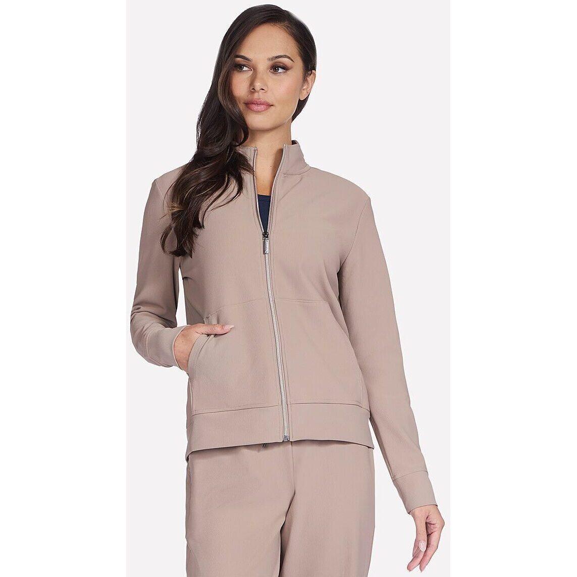 Veste Skechers GO Luxe Rib Everyday Full Zip Jacket, Rose, Femmes 4/5