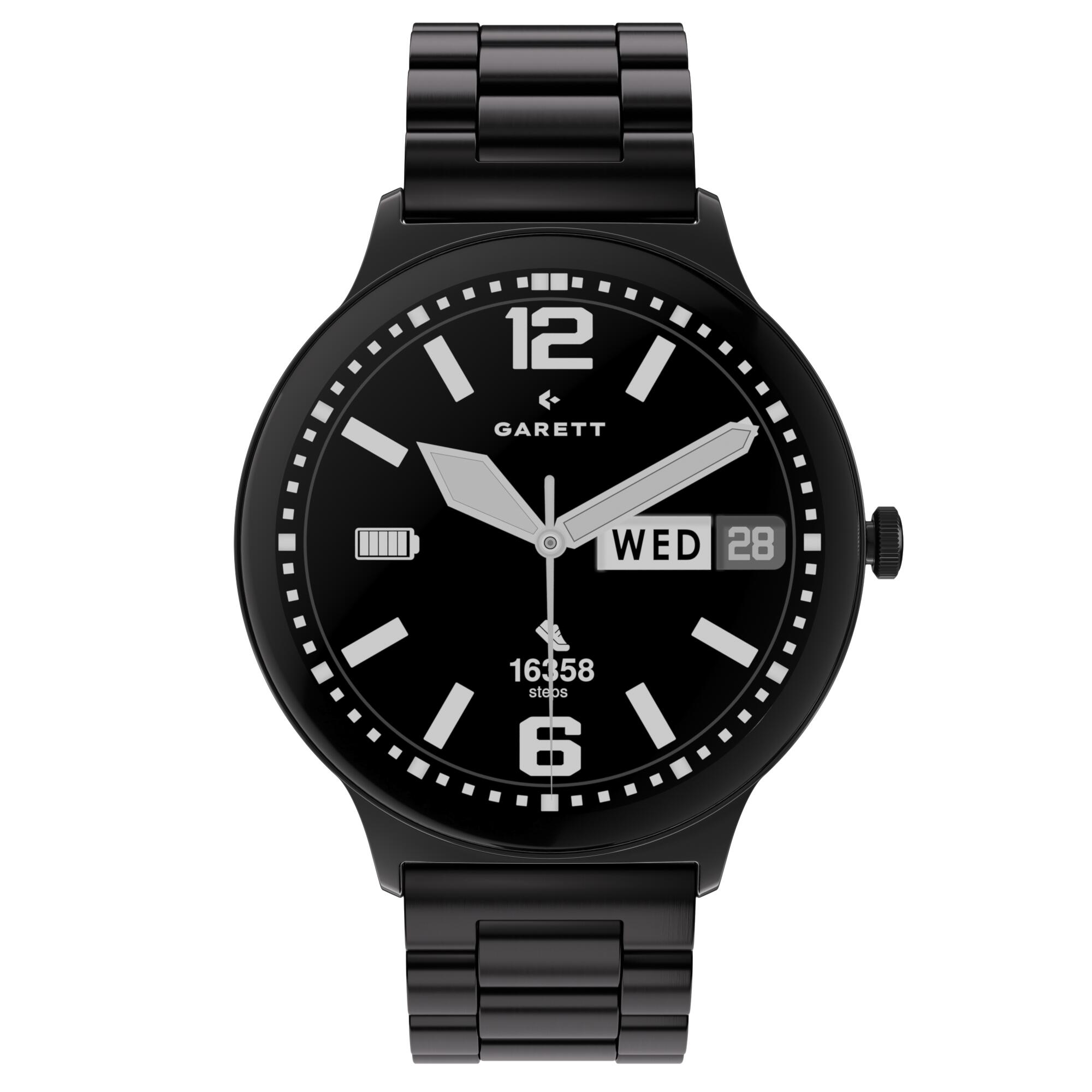 Smartwatch Garett Quantum Glow czarny stalowy 3/7