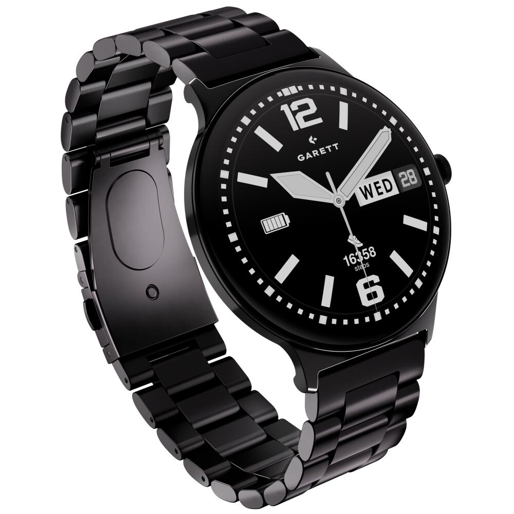 Smartwatch Garett Quantum Glow czarny stalowy 2/7