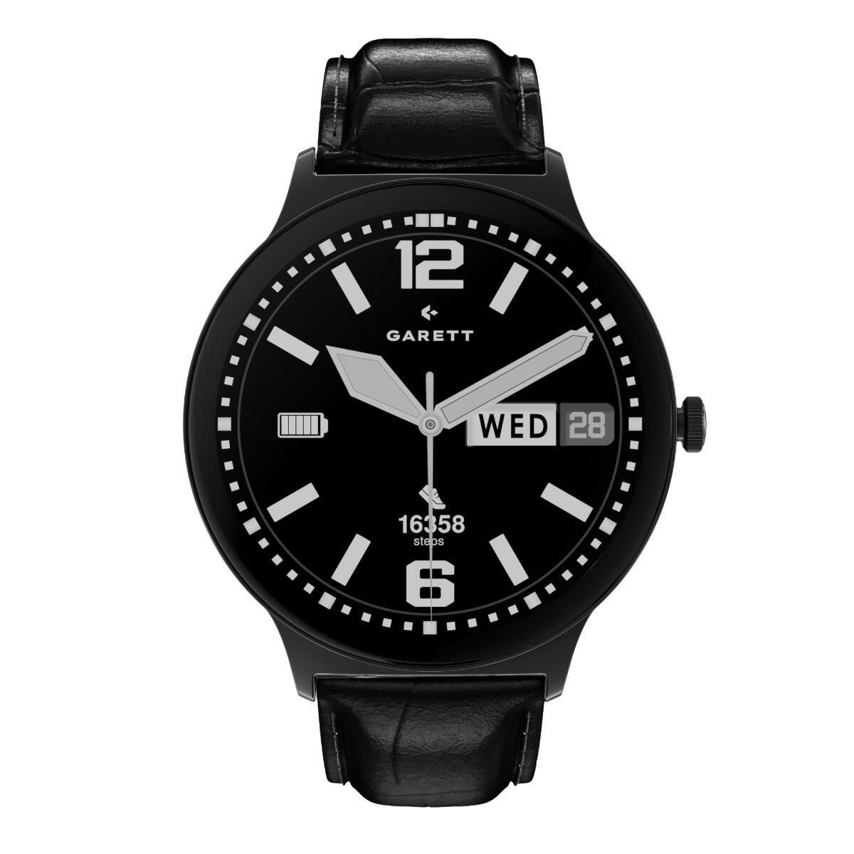 Smartwatch Garett Quantum Glow czarny stalowy 7/7
