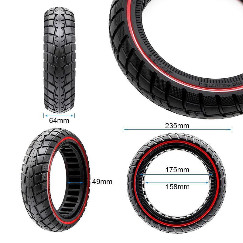 Rueda maciza ultraligera offroad 60/70-7/B50 - linea roja [Ewheel] 2/5