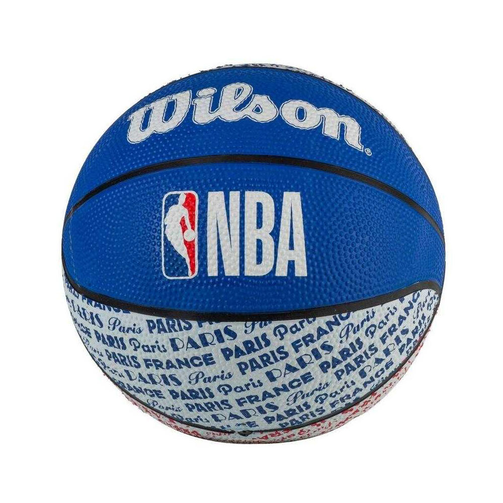 Balón de Baloncesto City Paris Diseño NBA Rojo, Azul 3 3/3