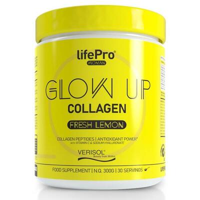 Glow up collageen - 300g vanille lifepro