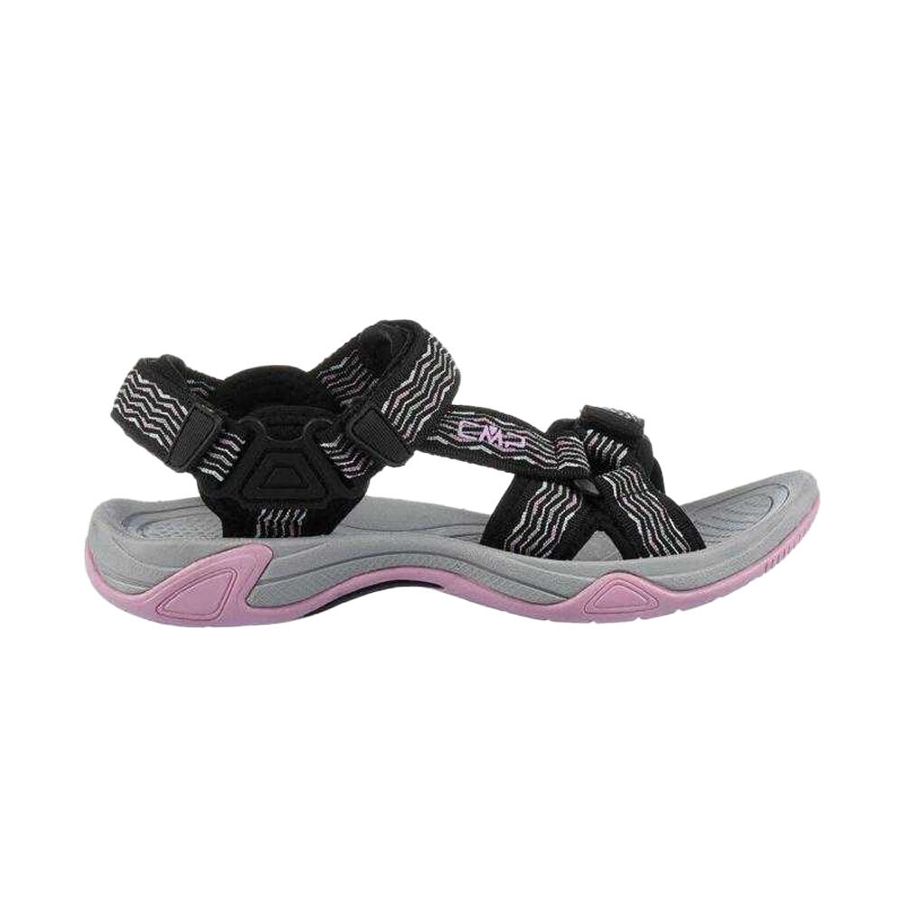 Womens/Ladies Hamal Hiking Sandals (Black/Pink)