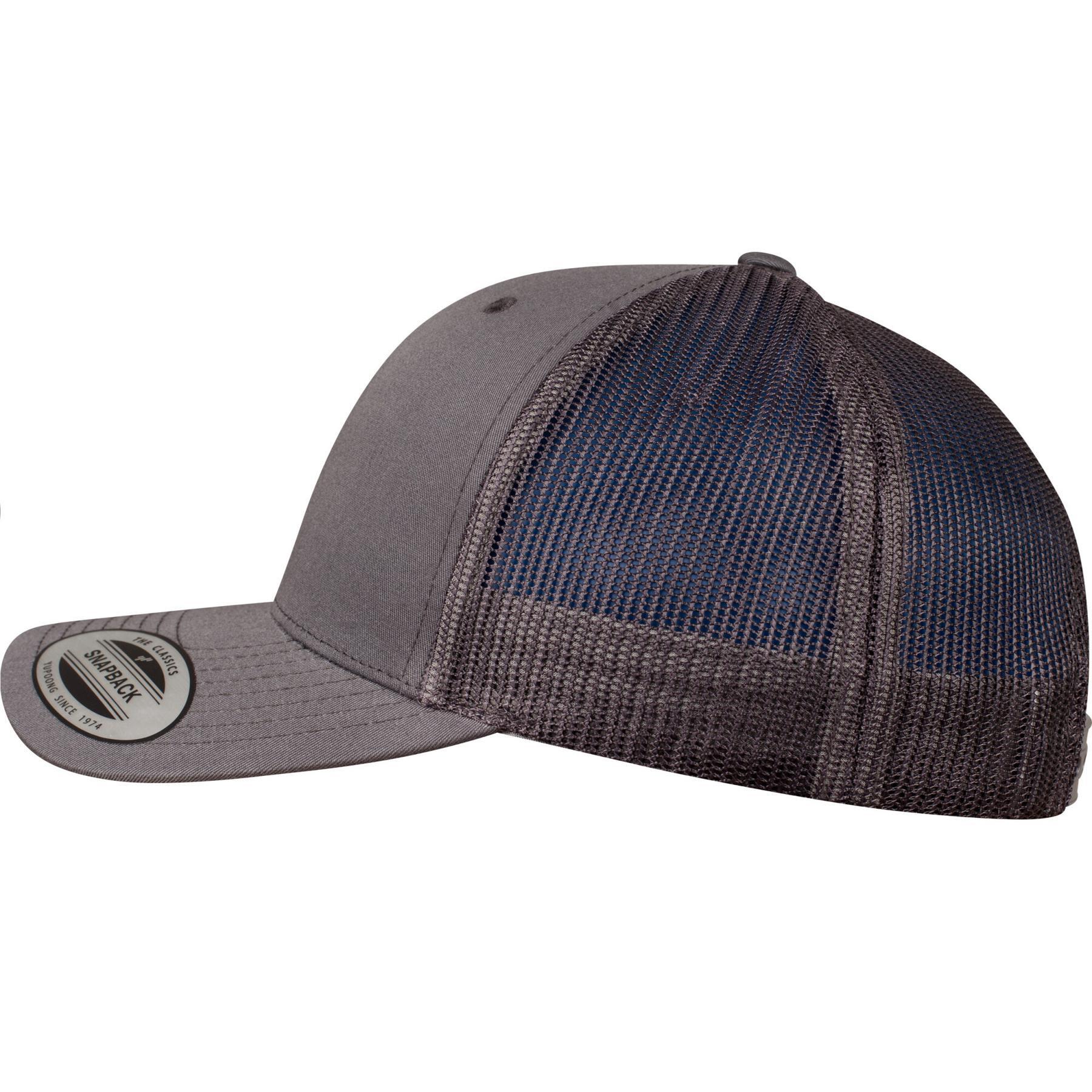 Kinder Trucker Cap mit gebogenem Schirm Flexfit Retro 2/4