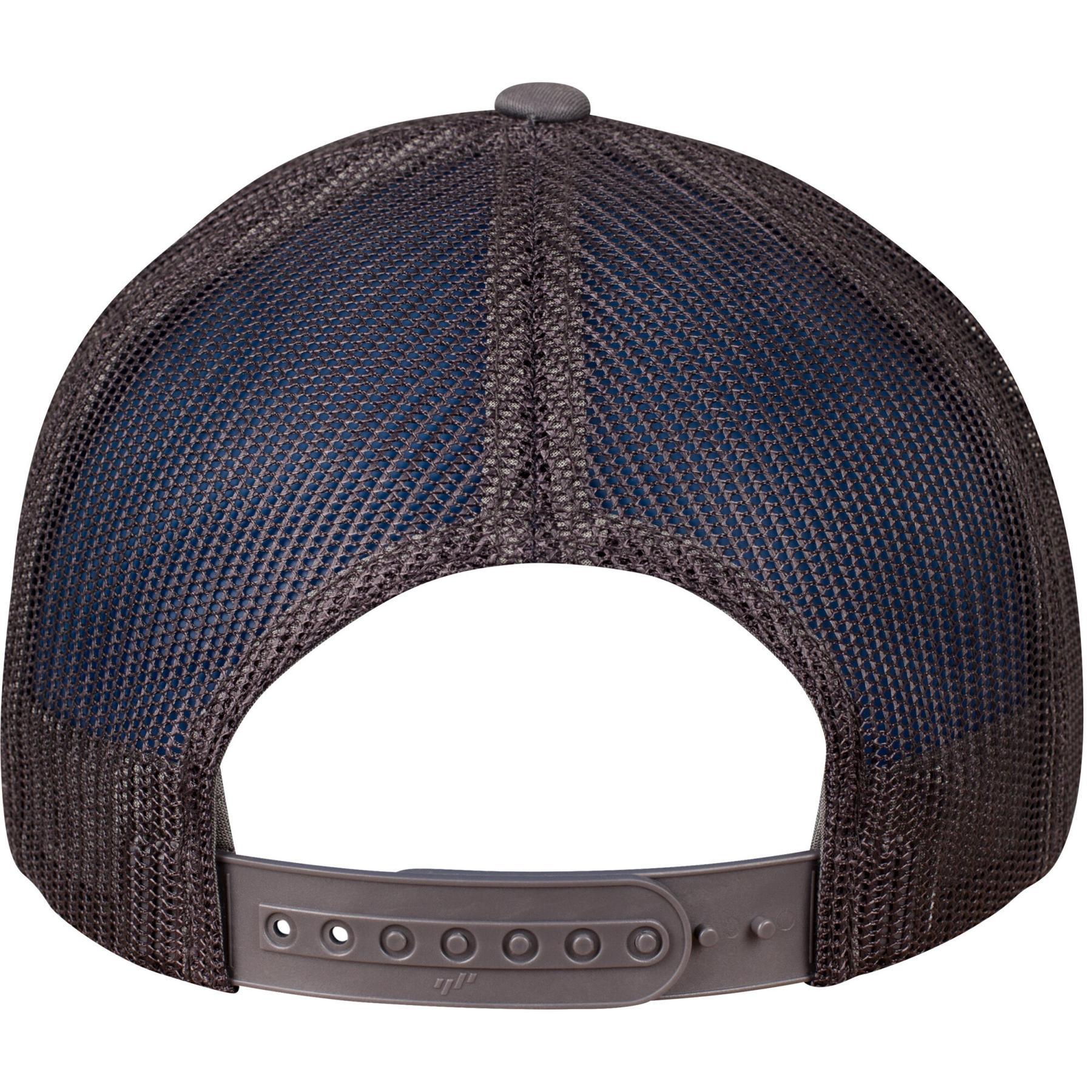 Kinder Trucker Cap mit gebogenem Schirm Flexfit Retro 4/4