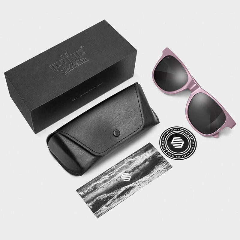 Ochelari de soare din acetat reciclat Miami Mauve