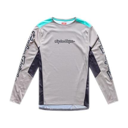 Stage MTB-shirt met lange mouwen - Signature - Lichtgrijs