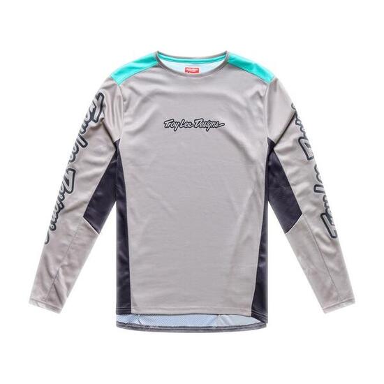 Stage MTB-shirt met lange mouwen - Signature - Lichtgrijs