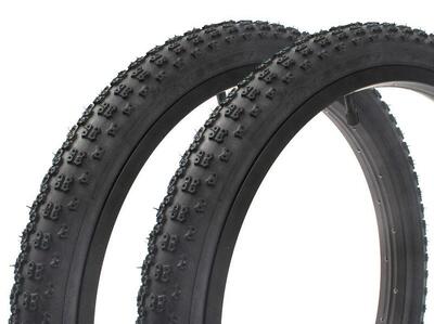 Bmx banden set kenda 20 inch x 2,125 inch zwart