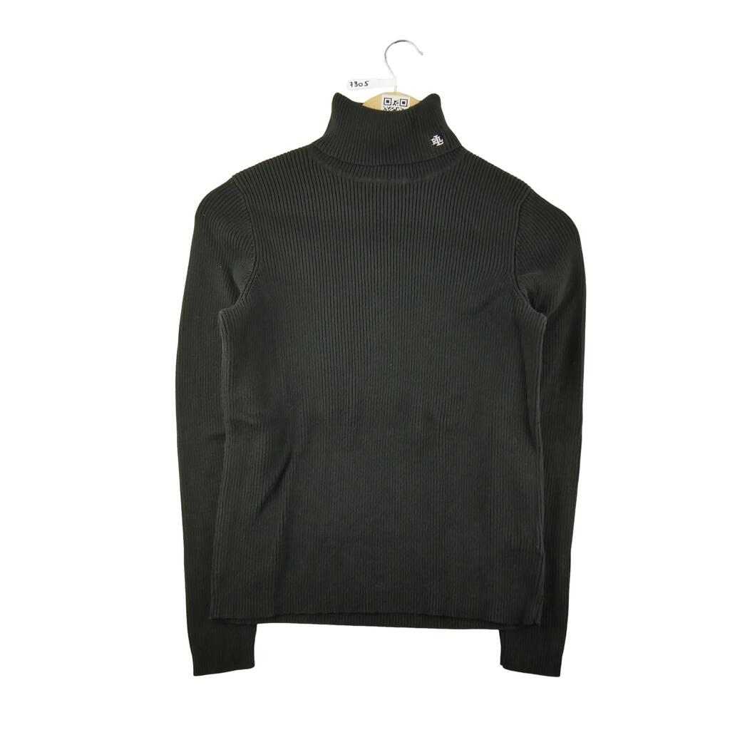 Women's Black Turtleneck Sweater