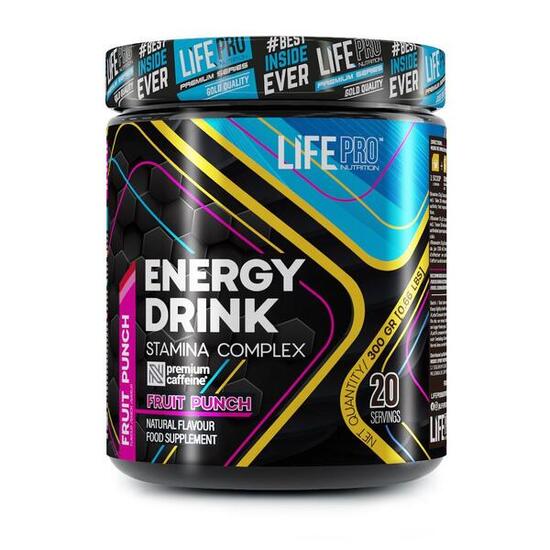 Stamina Energy Drink - 300g Fruit Punch LifePRO
