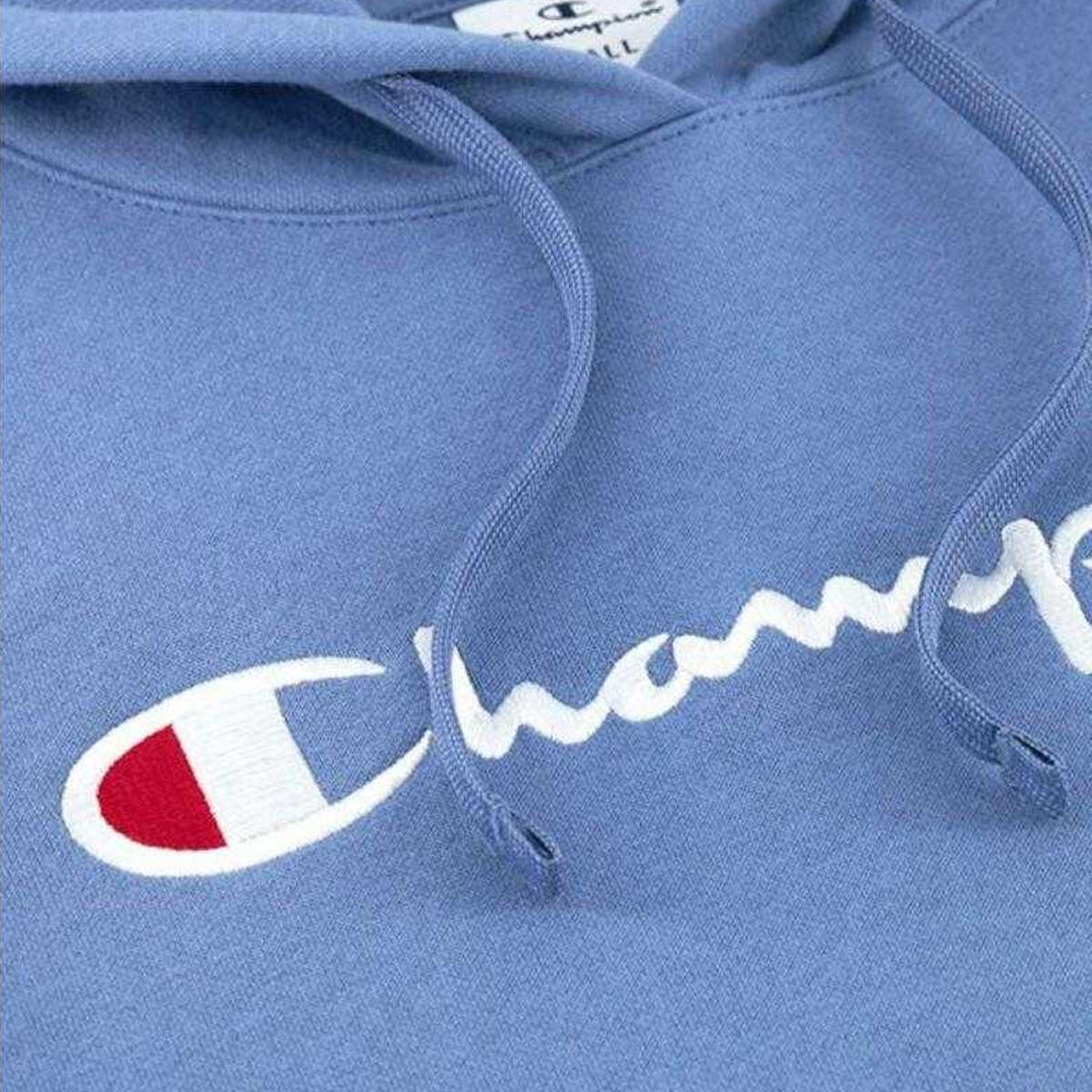Sudadera Diseño Logotipo grande para Mujer Azul 4/4