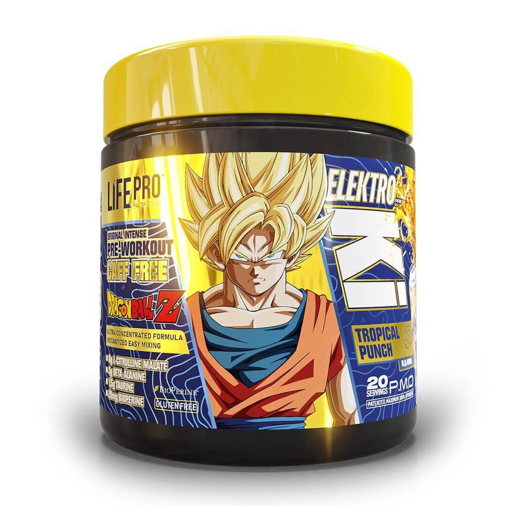 Elektro Ki Caffeine-Free Dragon Ball Z Limited Edition - 400g Tropical Punch Lif